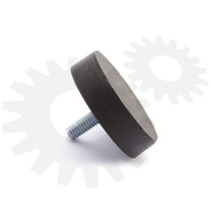 Rubber Metal Buffer 40 x 10mm withM6 x 14 thread