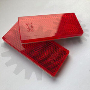 Red Reflector (1 Pair Per Pack) Self Adhesive